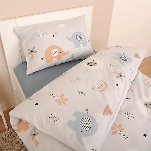 Baby Best Babybettwäsche »BabyBest Elephant« 2 Stk. tlg. Flanellbettwäsche günstig online kaufen