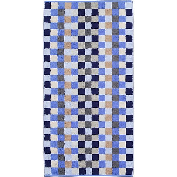 Cawö - Unique Karo 942 - Farbe: koralle - 22 - Waschhandschuh 16x22 cm günstig online kaufen
