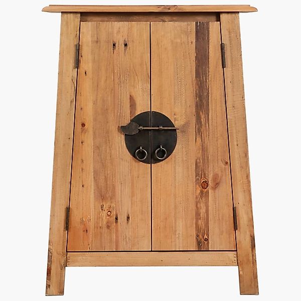 Badezimmerschrank Recyceltes Massivholz Kiefer 59×32×80 Cm günstig online kaufen