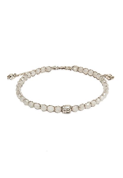 SAMAPURA Armband Mondstein Armband, Silber Faden günstig online kaufen