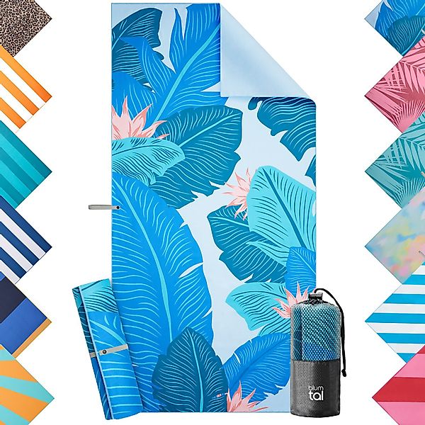 Blumtal Reisehandtuch Strandhandtuch 90x180 cm aus günstig online kaufen