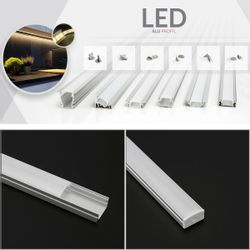 oyajia LED-Stripe-Profil 5x LED Aluprofil Aluminium günstig online kaufen