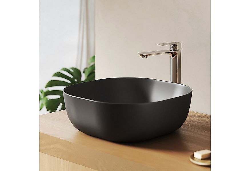 EMKE Aufsatzwaschbecken Aufsatzwaschbecken Keramik 41,5 cm oval quadratisch günstig online kaufen