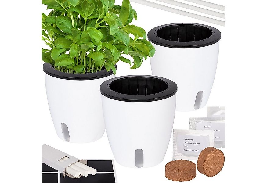 ONVAYA Kräutertopf Pflanztopf selbstwässernd, verscheidenene Sets günstig online kaufen