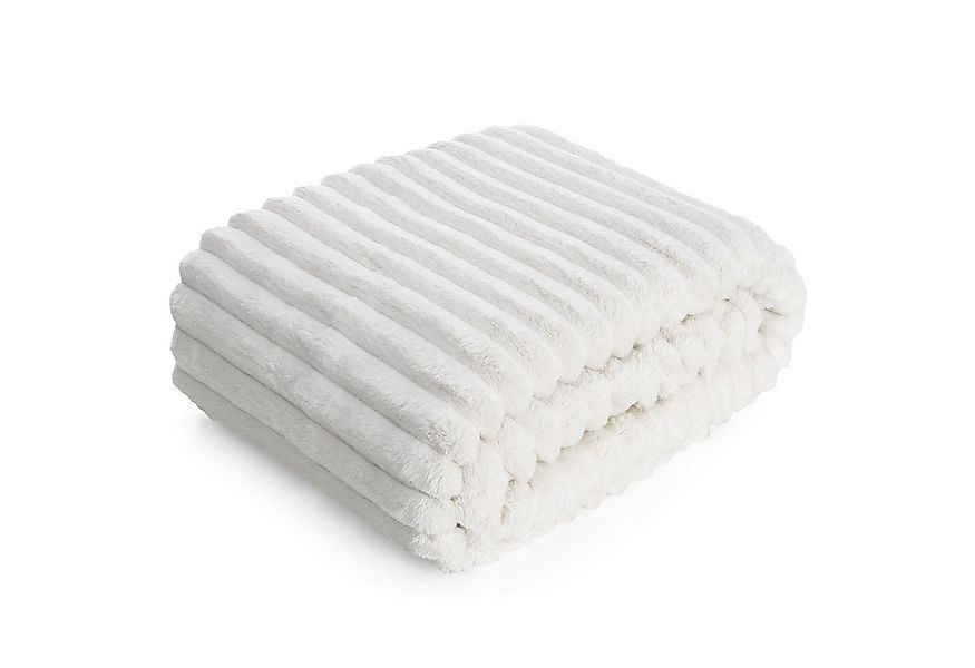 Wohndecke SOFT, Design91, Streifen Steppung Gestreifte Decke Gesteppte Sofa günstig online kaufen