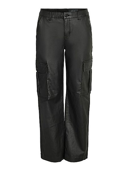 Noisy may Lederimitathose NMYOLANDA NW WIDE CARGO COATED BLACK NOS günstig online kaufen