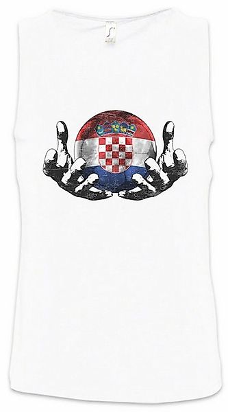 Urban Backwoods Tanktop Croatia Football Magic Ball Ärmelloses T-Shirt Kroa günstig online kaufen