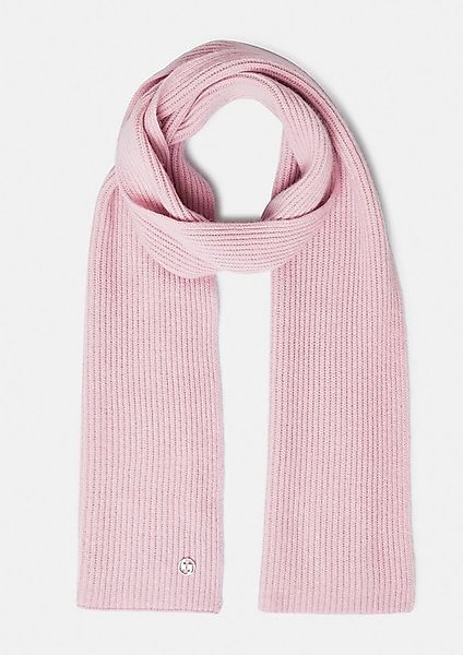 comma Schal Tuch, Strickschal aus Wolle mit Label-Emblem günstig online kaufen
