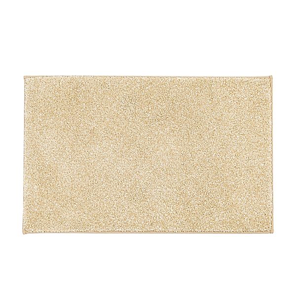 Floordirekt Badematte Nasa Waschbar Verstärkte Kanten Beige 60 x 150 cm günstig online kaufen