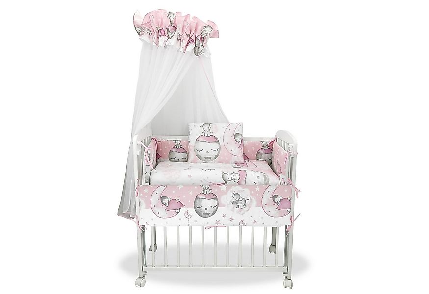 Baby-Delux Beistellbett Babybett Elefant Mond, Stillbett 90x40 weiß höhenve günstig online kaufen