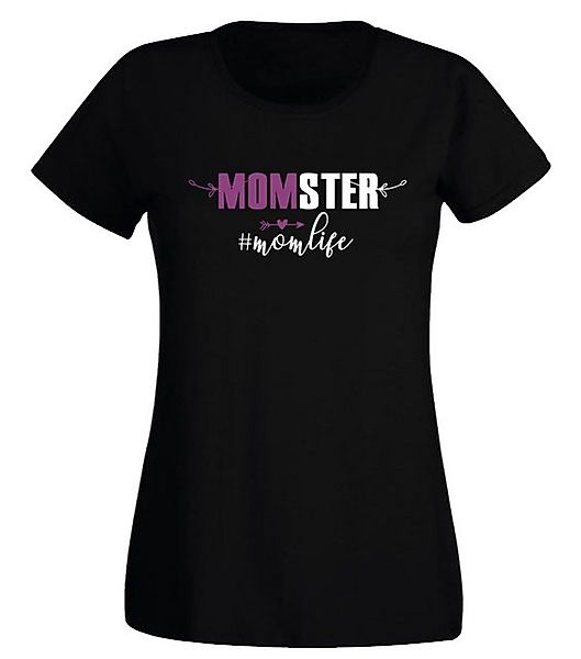 G-graphics T-Shirt Damen T-Shirt - MOMster - #momlife Slim-fit, mit Frontpr günstig online kaufen