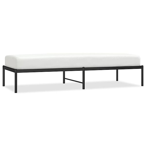 Vidaxl Bettgestell Metall Schwarz 75x190 Cm günstig online kaufen
