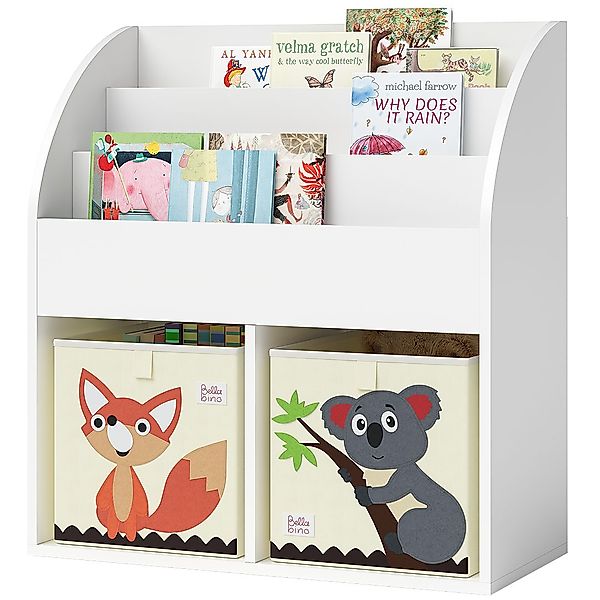 Bellabino Kinderregal Koro, weiß, mit 2 günstig online kaufen