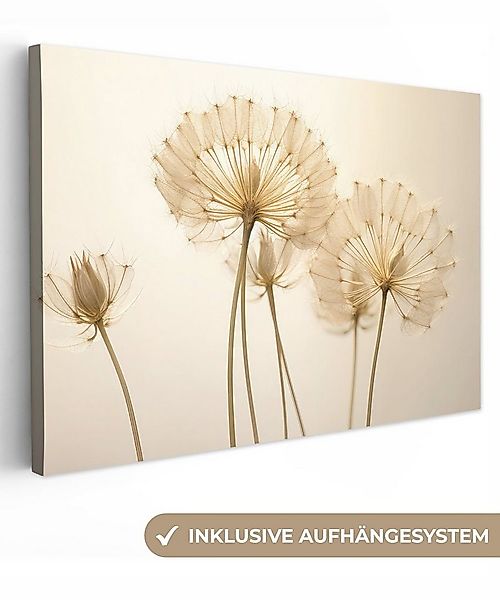 OneMillionCanvasses® Leinwandbild Sonnenlicht - Löwenzahn - Botanisch - Blu günstig online kaufen