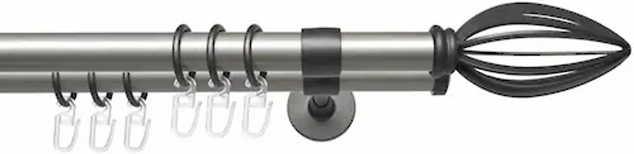 Liedeco Gardinenstange "Lan Cast" Ø 20 mm 2 läufig-läufig Fixmaß günstig online kaufen