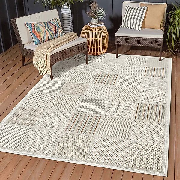 TaraCarpet Teppich TaraCarpet In und Outdoor Teppich Viktoria Square, recht günstig online kaufen