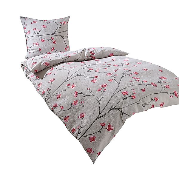 TRAUMSCHLAF Bettwäsche Melbourne, Seersucker, 2 teilig, ideale Sommerbettwä günstig online kaufen