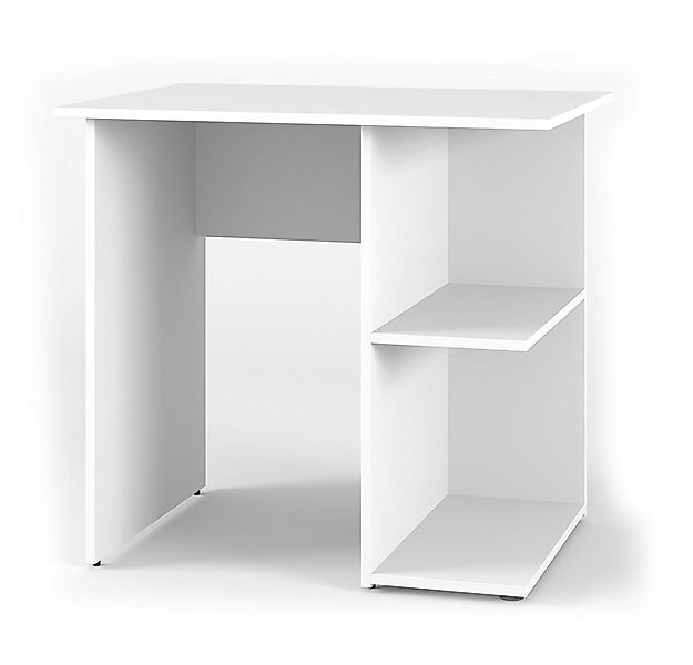 Vicco Schreibtisch Simple, Weiß, 82 x 60 cm, Kippbar günstig online kaufen