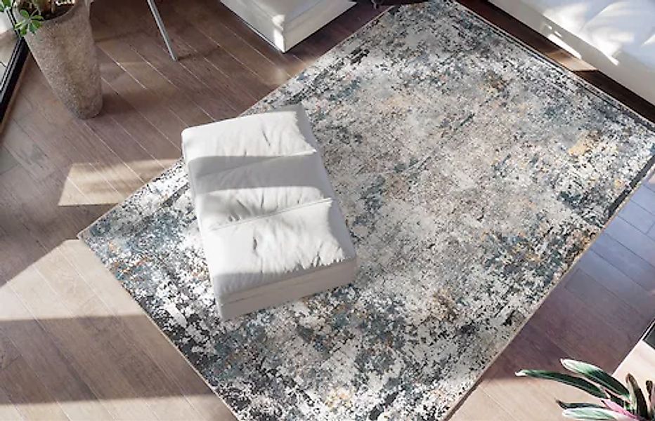 me gusta Teppich »Faye 1225«, rechteckig, 6 mm Höhe, Flachgewebe, gedruckte günstig online kaufen