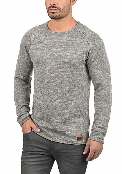 Blend Strickpullover "BHDan" Stilvoller Strickpullover mit aufgerollten Säu günstig online kaufen