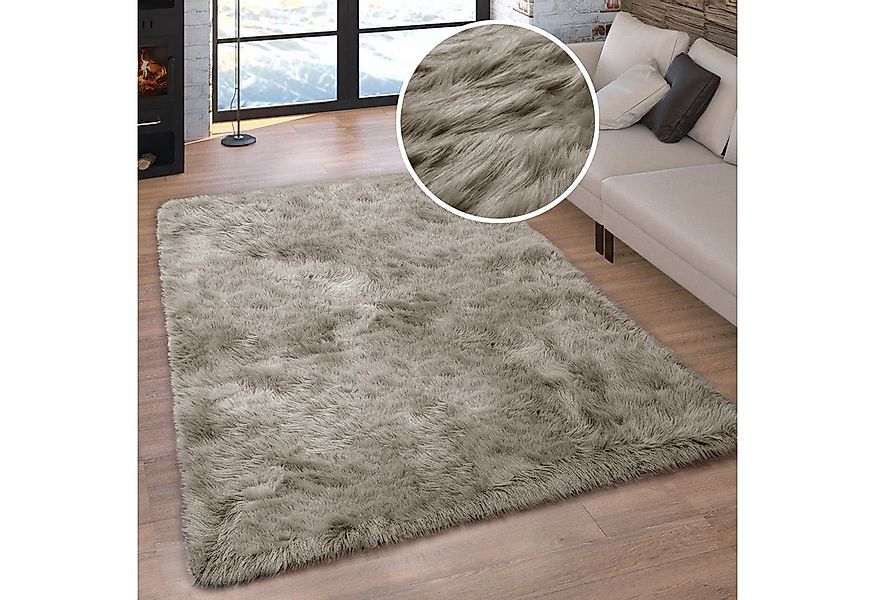 my home Hochflor-Teppich Valeria, Fellteppich, kuschelig, flauschig, rechte günstig online kaufen