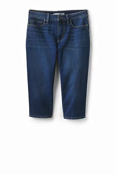 Capri-Jeans Mid Waist, Damen, Größe: S Normal, Blau, Baumwoll-Mischung, by günstig online kaufen