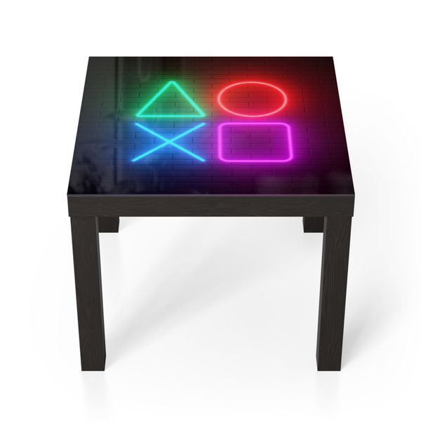 DEQORI Couchtisch 'Playstation Elemente', Glas Beistelltisch günstig online kaufen