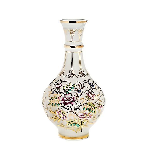 Vase White Queen 35 cm, Multicolor, aus Glas günstig online kaufen