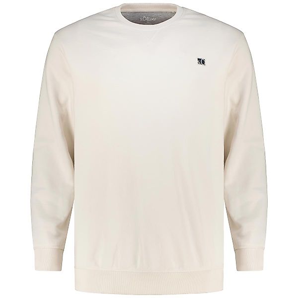 s.Oliver Sweatshirt aus Baumwollmischung Farbe beige Größe: 5XL günstig online kaufen