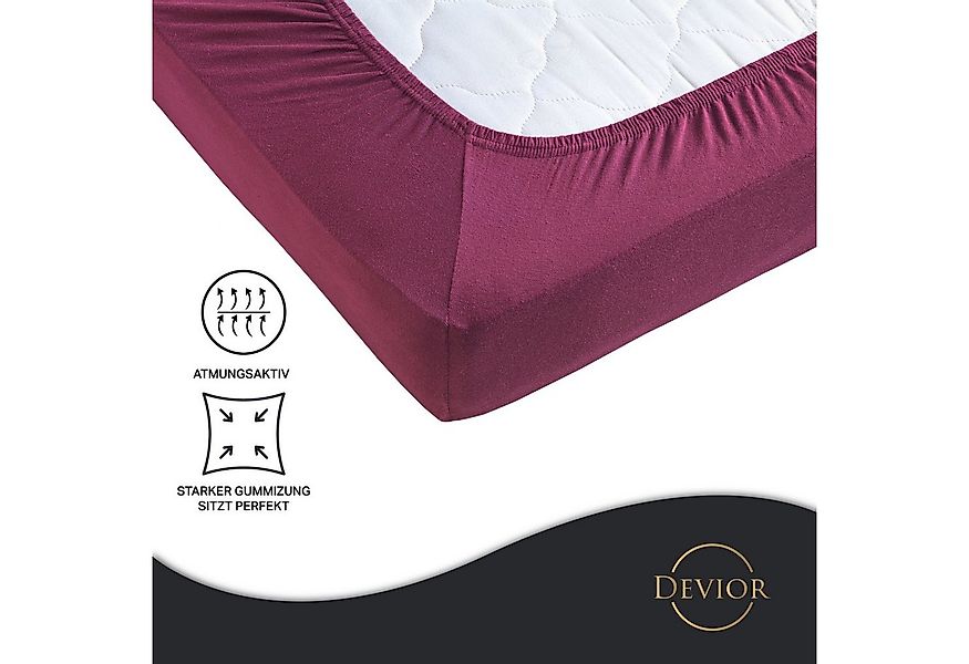 Devior Spannbettlaken für Standardmatratzen und Kinderbetten - 100% Baumwol günstig online kaufen