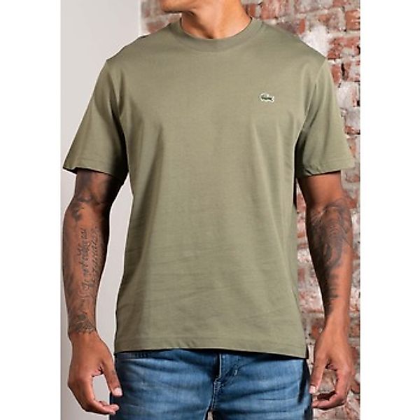 Lacoste  T-Shirts & Poloshirts Cotton t-shirt - khaki günstig online kaufen