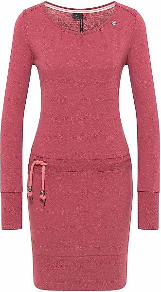 Ragwear Jerseykleid "ALEXA" mit Kordelzug und kontrastigen Zierperlen-Besat günstig online kaufen