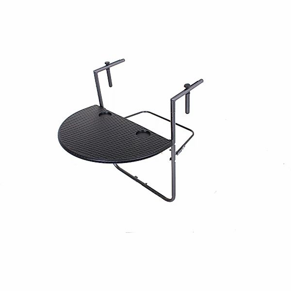 Garden Pleasure Balkontisch Ventana 60 cm x 73 cm x 40 cm Schwarz günstig online kaufen