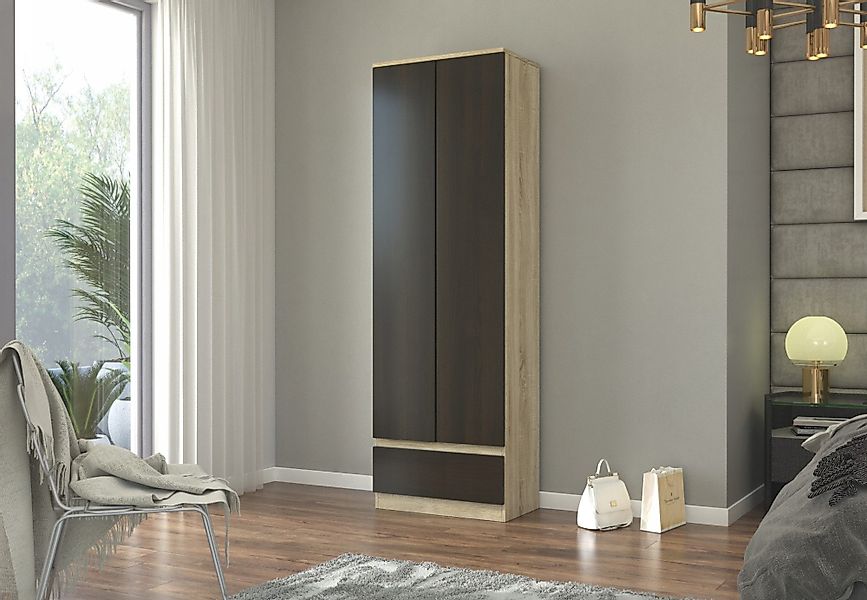 Home Collective Kleiderschrank mit 2 Türen, günstig online kaufen