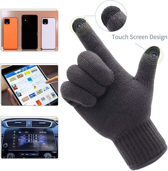 LA CUTE Strickhandschuhe Herren Winterhandschuhe mit günstig online kaufen