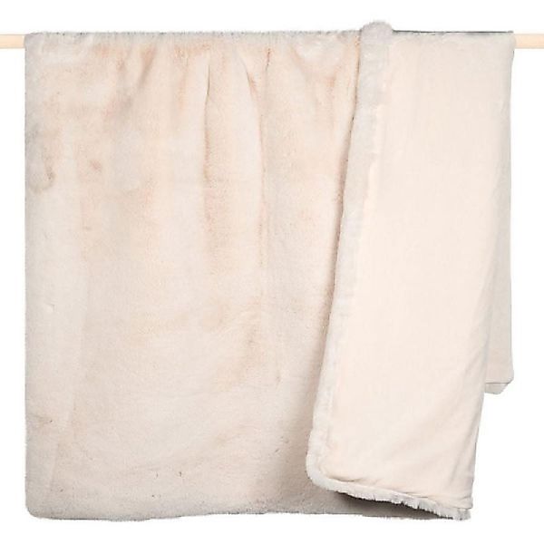 Wohndecke Pad Decke Evita Kunstpelz Ivory günstig online kaufen