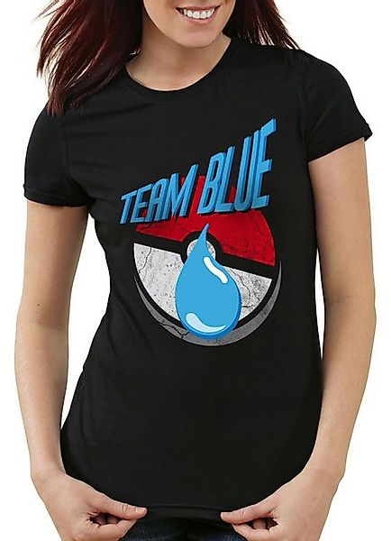 style3 T-Shirt Team Blue Blau pokemon go Weisheit Wasser Mystic eis go poke günstig online kaufen