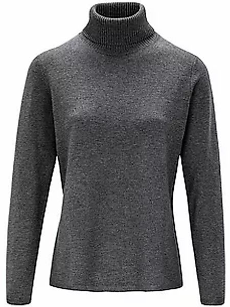 Rollkragen-Pullover aus Schurwolle und Kaschmir include grau günstig online kaufen