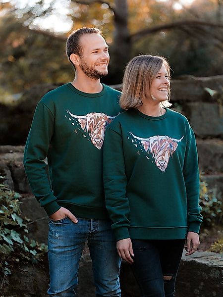Gots - Highland Rind Sweatshirt Unisex günstig online kaufen