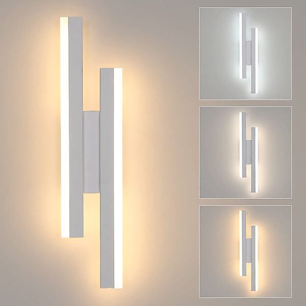Goeco Wandleuchte Acryl-Wandlampe,16W LED-Energiesparlampe,3 Lichtfarben,Sc günstig online kaufen