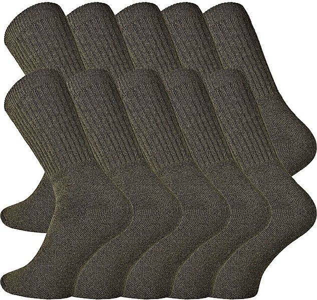 FussFreunde Sportsocken 10 Paar Armysocken Bundeswehrsocken Outdoorsocken m günstig online kaufen