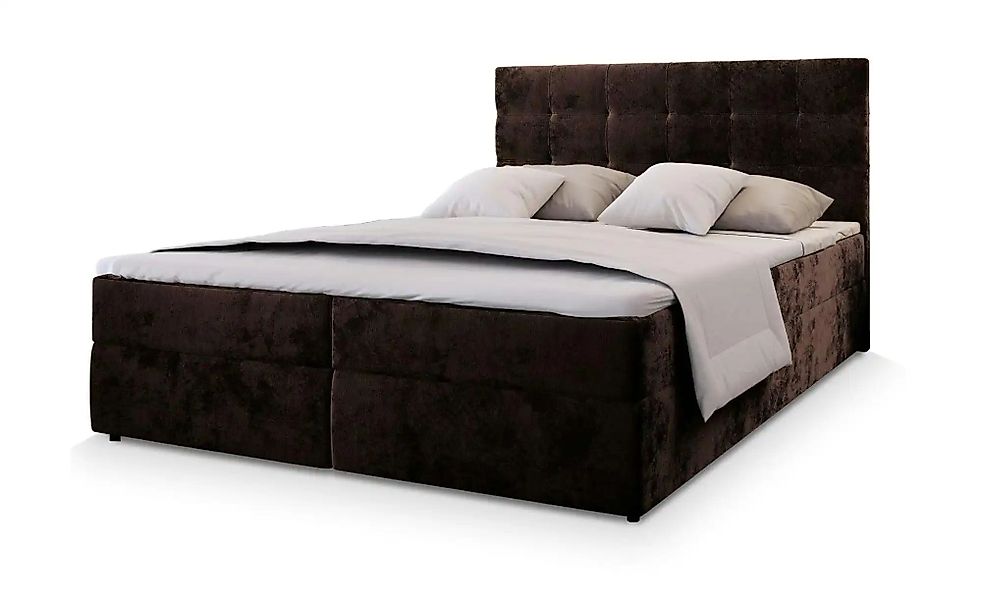 MASSENO Boxbett mit Bettkasten Glos ¦ braun ¦ Maße (cm): B: 180 H: 98 Bette günstig online kaufen