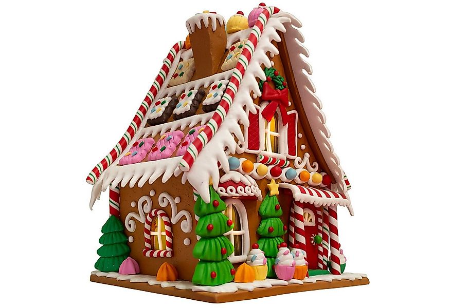Christmas Paradise Weihnachtshaus Lebkuchenhaus mit LED 26 cm, Weihnachtsde günstig online kaufen