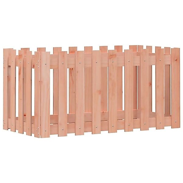 vidaXL Hochbeet Lattenzaun-Design 100x50x50 cm Massivholz Douglasie 832480 günstig online kaufen