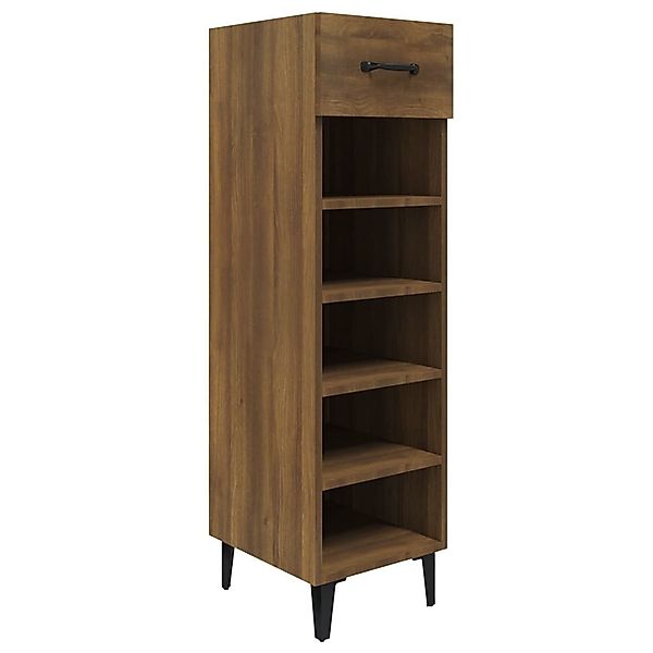 vidaXL Schuhregal Schuhschrank Braun Eichen-Optik 30x35x105 günstig online kaufen