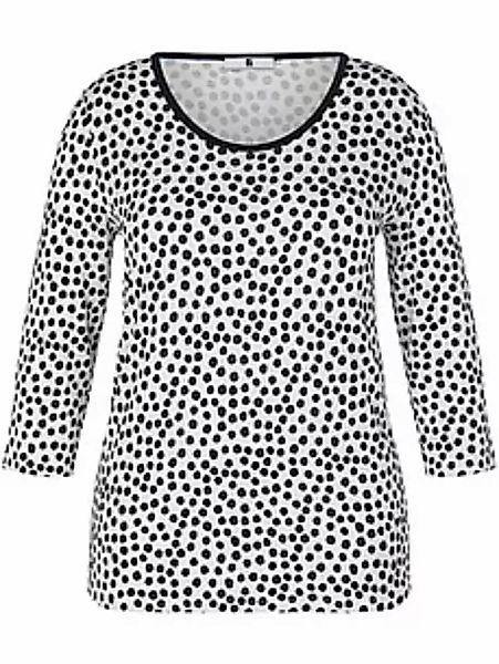 Rundhals-Shirt 3/4-Arm Anna Aura weiss günstig online kaufen