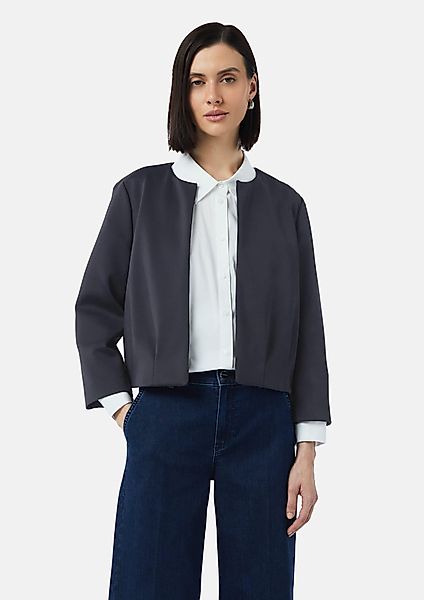 Comma Blusenblazer Offene Scuba-Jacke im Boxy günstig online kaufen