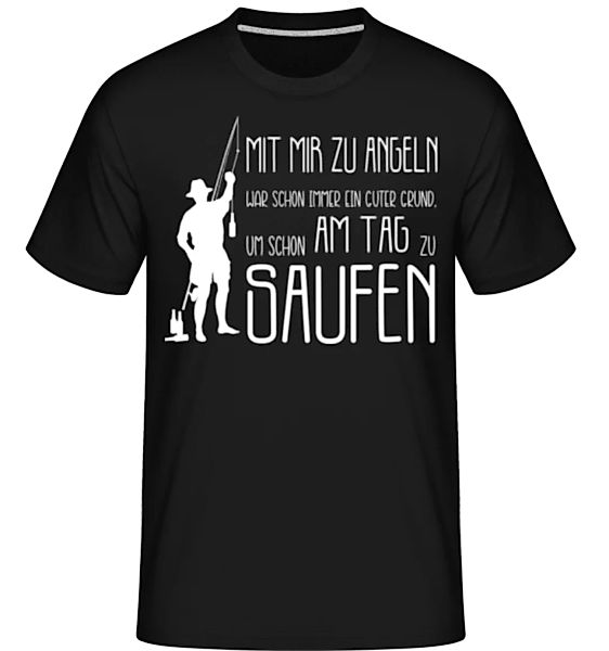 Mit Mir Zu Angeln · Shirtinator Männer T-Shirt günstig online kaufen