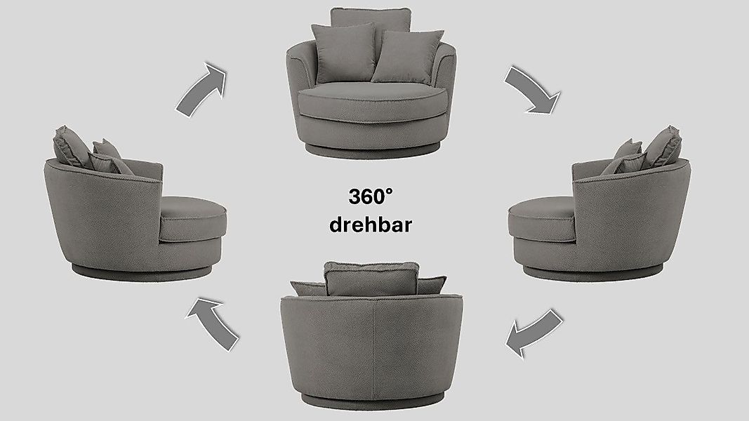 Leonique Drehsessel MAISIE, Love Seat,Lese-Sessel,Sessel-Set, mit günstig online kaufen