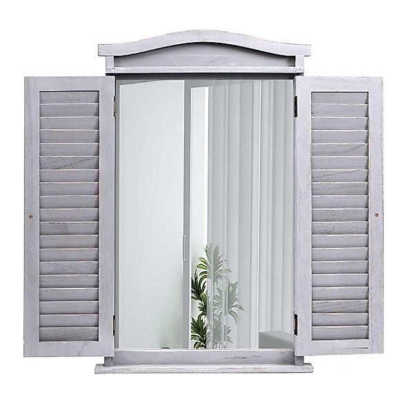 MCW Wandspiegel Spiegel (1-St), Fensterladenoptik, Einfache günstig online kaufen